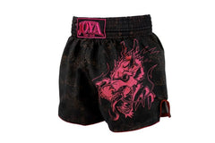 Joya Kickboxing Shorts - Dragon - Pink