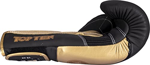 TOP TEN Boxhandschuhe 4select aus Leder | Echtleder Gloves| 10 – 16 oz