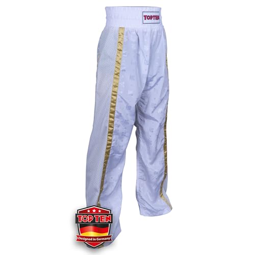 TOP TEN Kickboxhose Mesh | Pointfighting | Leicht- und Vollkontakt Kickboxen | WAKO