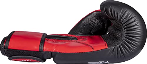 TOP TEN Boxen Starter Kit für Anfänger – Boxhandschuhe Männer & Frauen inkl. Boxbandagen & Zahnschutz – Hochwertige Box Handschuhe für Training & Sparring – Boxen Sport Set in 10oz, 12oz, 14oz & 16oz