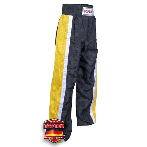 TOP TEN Kickboxhose Mesh | Pointfighting | Leicht- und Vollkontakt Kickboxen | WAKO