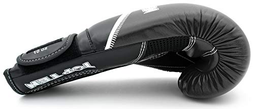 TOP TEN Boxhandschuhe Männer & Frauen 4select – Professionelle Kunstleder-Box Handschuhe Männer | Innovative 4-Schicht IMF-Polsterung für maximalen Schutz & Dämpfung