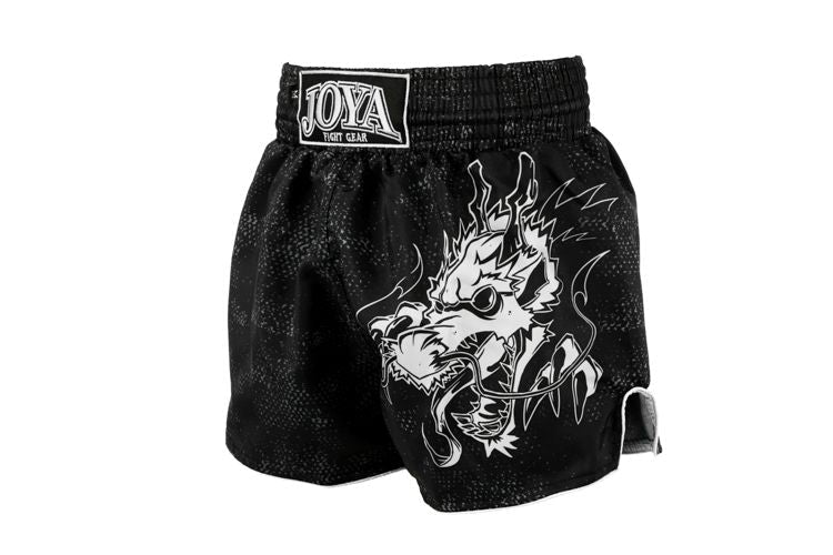 Joya Kickboxing Shorts - Dragon - White