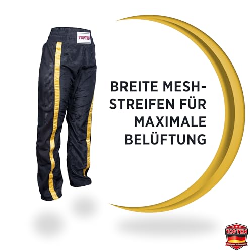 TOP TEN Kickboxhose Mesh | Pointfighting | Leicht- und Vollkontakt Kickboxen | WAKO