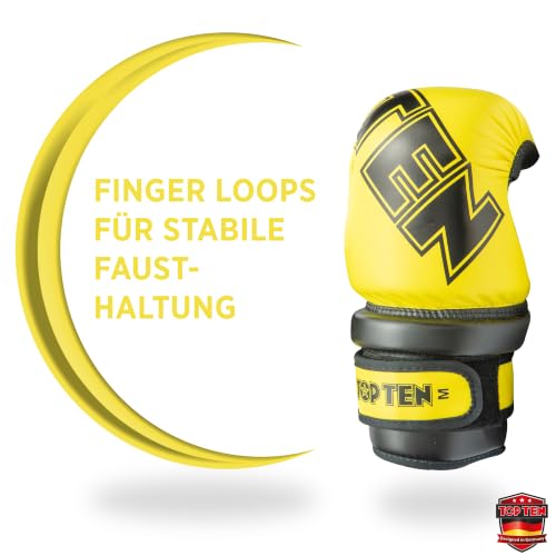 TOP TEN Pointfighter Glossy Block | Kickbox-Handschuhe | WAKO Approved | Original TOP TEN