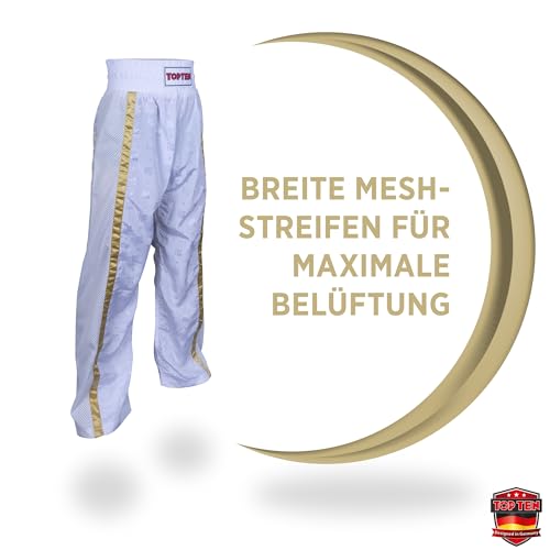 TOP TEN Kickboxhose Mesh | Pointfighting | Leicht- und Vollkontakt Kickboxen | WAKO