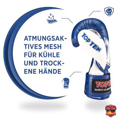 TOP TEN Boxhandschuhe NK3 | Trainingshandschuhe zum Boxen | Sparring Gloves | 10 oz