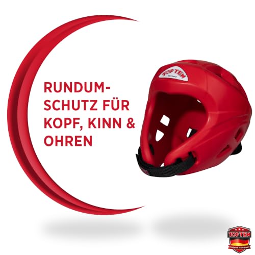 TOP TEN Kopfschutz Avantgarde |WAKO Approved | ITF Approved | Kickboxen | TKD