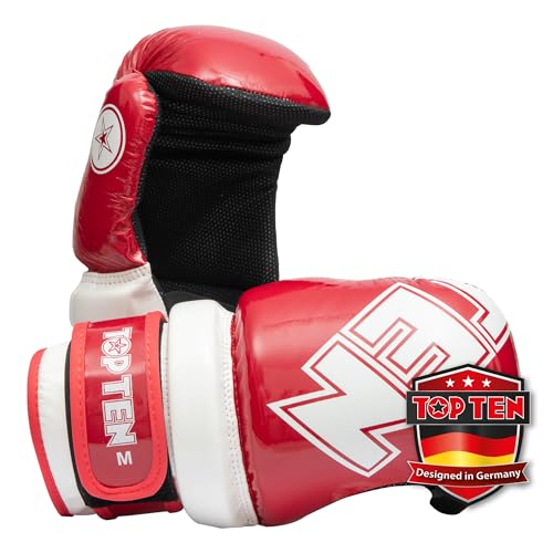 TOP TEN Pointfighter Glossy Block | Kickbox-Handschuhe | WAKO Approved | Original TOP TEN