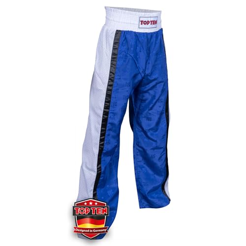 TOP TEN Kickboxhose Mesh | Pointfighting | Leicht- und Vollkontakt Kickboxen | WAKO