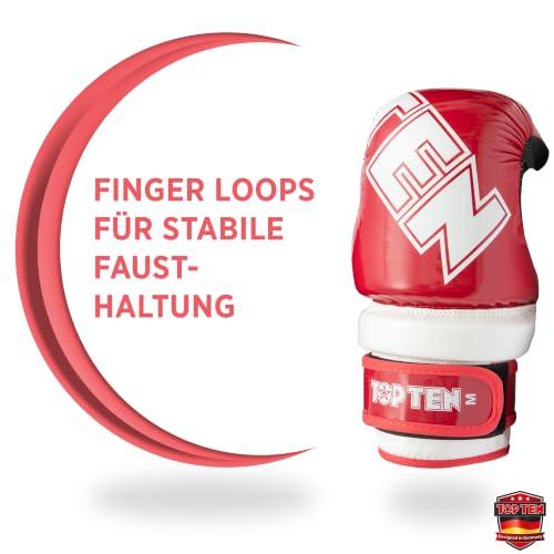 TOP TEN Pointfighter Glossy Block | Kickbox-Handschuhe | WAKO Approved | Original TOP TEN