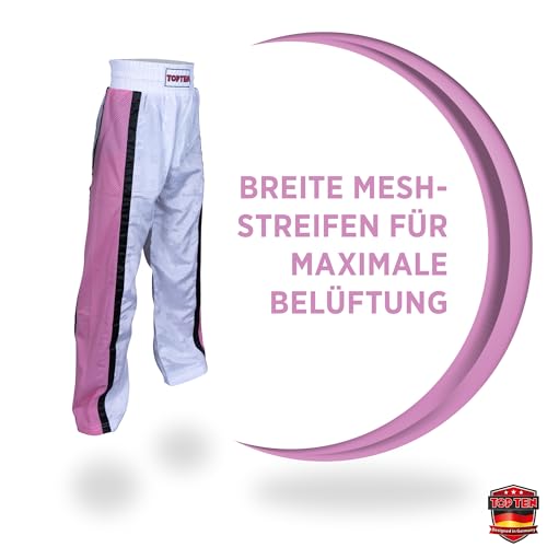 TOP TEN Kickboxhose Mesh | Pointfighting | Leicht- und Vollkontakt Kickboxen | WAKO