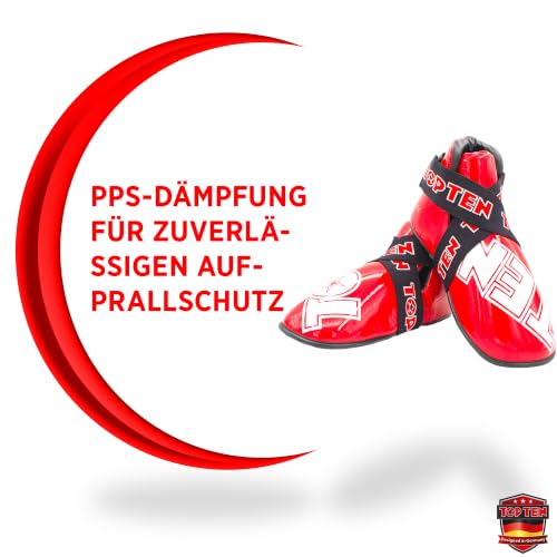 TOP TEN Fußschutz „Superlight“ für den Wettkampf