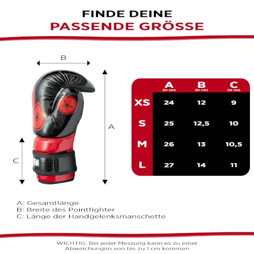 TOP TEN Pointfighter Glossy Block | Kickbox-Handschuhe | WAKO Approved | Original TOP TEN