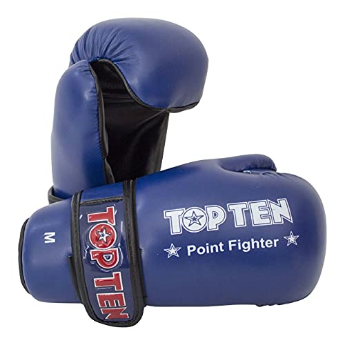 TopTen Wettbewerb Vinyl Semi Kontakt Handschuhe - Blau (M)