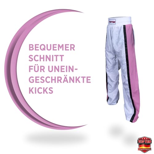 TOP TEN Kickboxhose Mesh | Pointfighting | Leicht- und Vollkontakt Kickboxen | WAKO