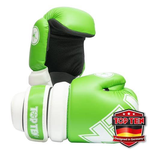 TOP TEN Pointfighter Glossy Block | Kickbox-Handschuhe | WAKO Approved | Original TOP TEN