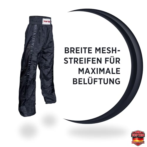 TOP TEN Kickboxhose Mesh | Pointfighting | Leicht- und Vollkontakt Kickboxen | WAKO