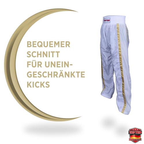 TOP TEN Kickboxhose Mesh | Pointfighting | Leicht- und Vollkontakt Kickboxen | WAKO