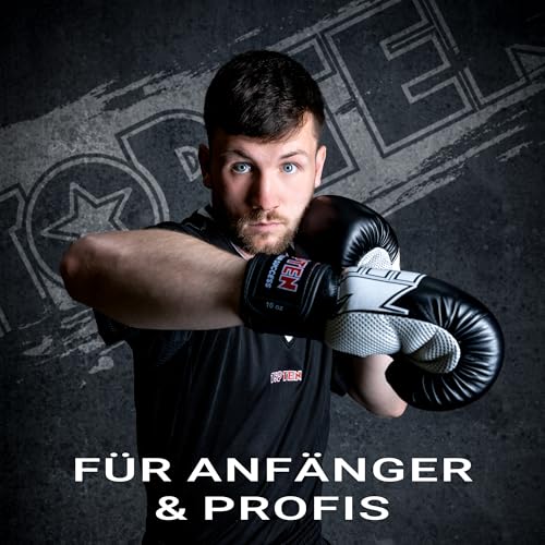 TOP TEN Boxhandschuhe NK3 | Trainingshandschuhe zum Boxen | Sparring Gloves | 10 oz