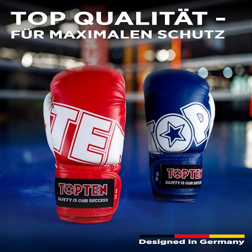 TOP TEN Boxhandschuhe NK3 | Trainingshandschuhe zum Boxen | Sparring Gloves | 10 oz