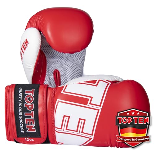 TOP TEN Boxhandschuhe NK3 | Trainingshandschuhe zum Boxen | Sparring Gloves | 10 oz