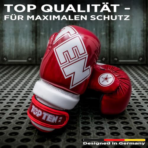 TOP TEN Pointfighter Glossy Block | Kickbox-Handschuhe | WAKO Approved | Original TOP TEN