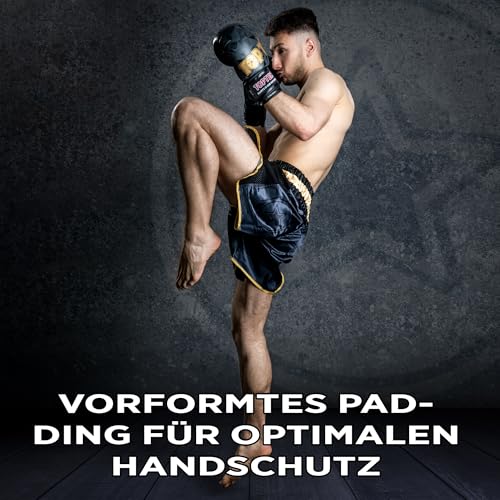 TOP TEN Boxhandschuhe Männer & Frauen Prism – Professionelle Box Handschuhe Herren mit dämpfendem PPS-Foam Padding für maximalen Schutz & Dämpfung – Premium Ausrüstung für Boxen 8oz, 10oz, 12oz