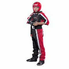 TopTen Kinder Wettkampf-Uniform Coolmesh, Schwarz/Rot