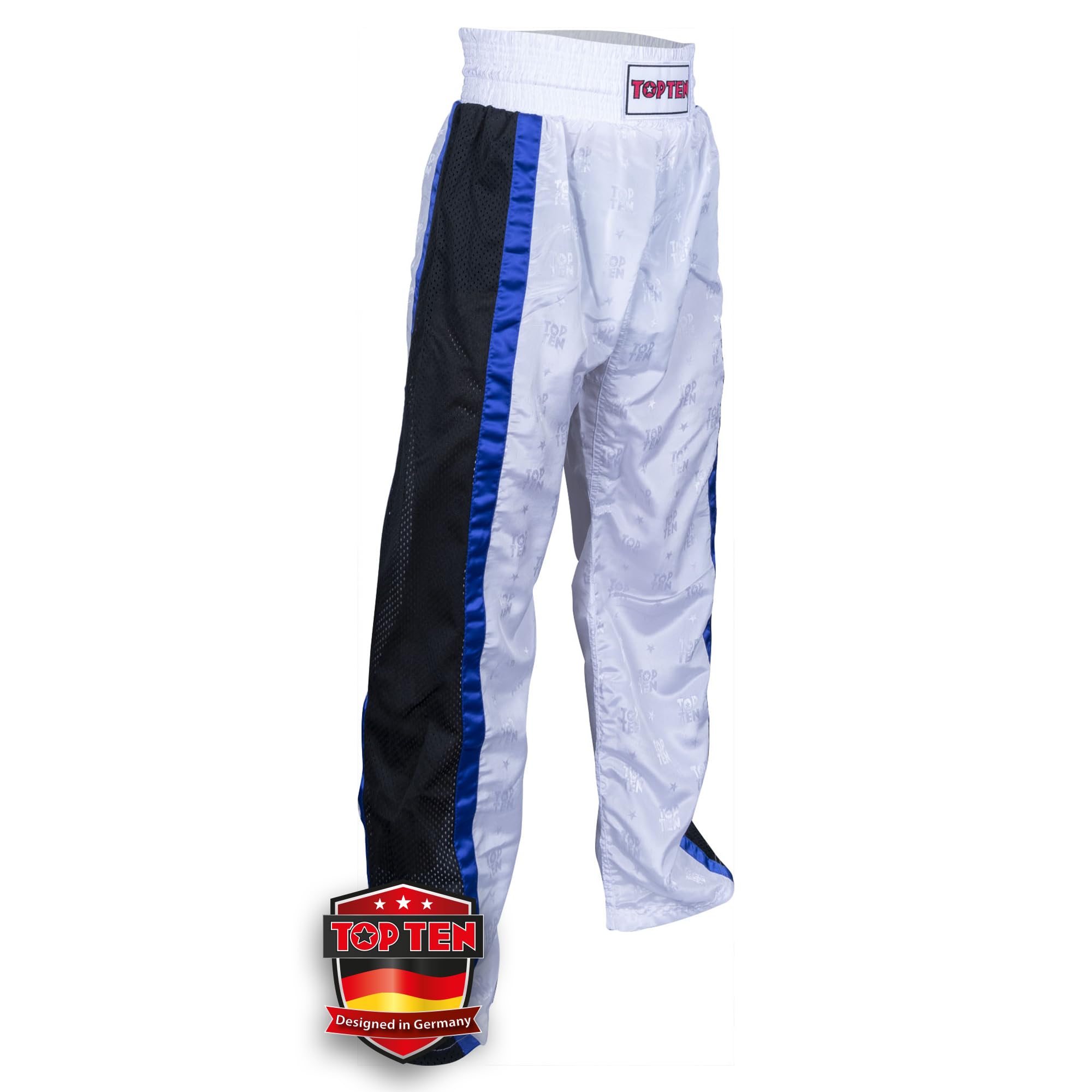 TOP TEN Kickboxhose Mesh | Pointfighting | Leicht- und Vollkontakt Kickboxen | WAKO