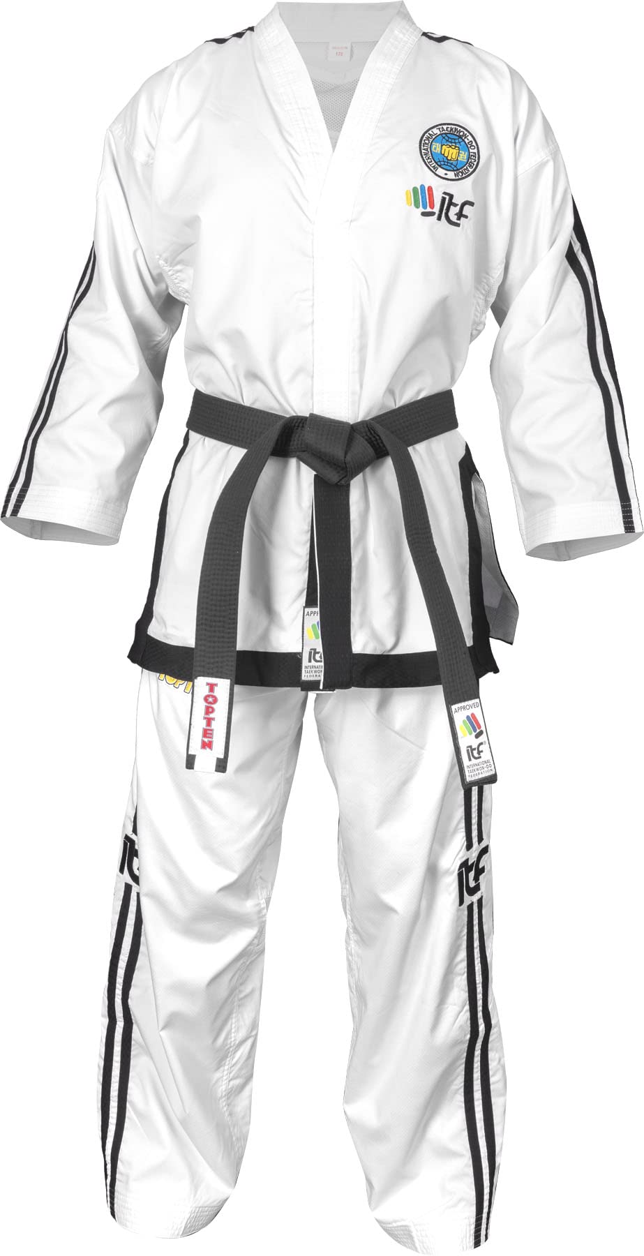 TOP TEN Taekwon-Do Grandmaster Dobok „Premium Gold“ (7. - 9. Dan) (ITF Approved)