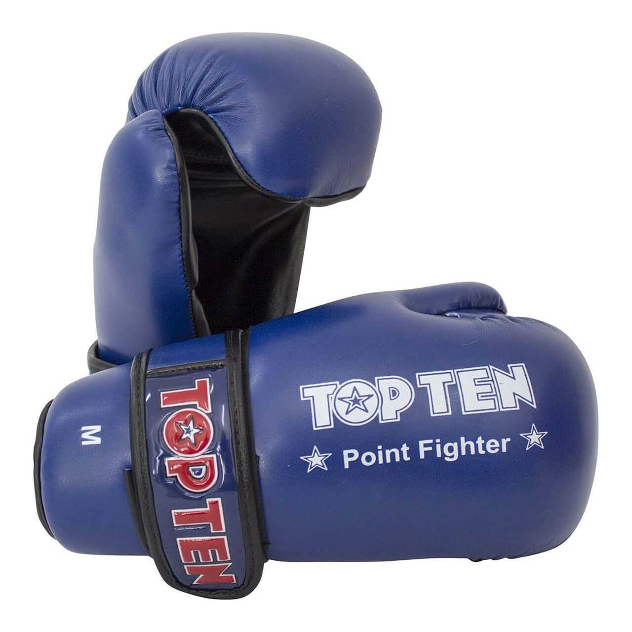 TopTen Wettbewerb Vinyl Semi Kontakt Handschuhe - Blau (M)