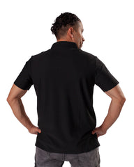 Functional black Polo Shirt