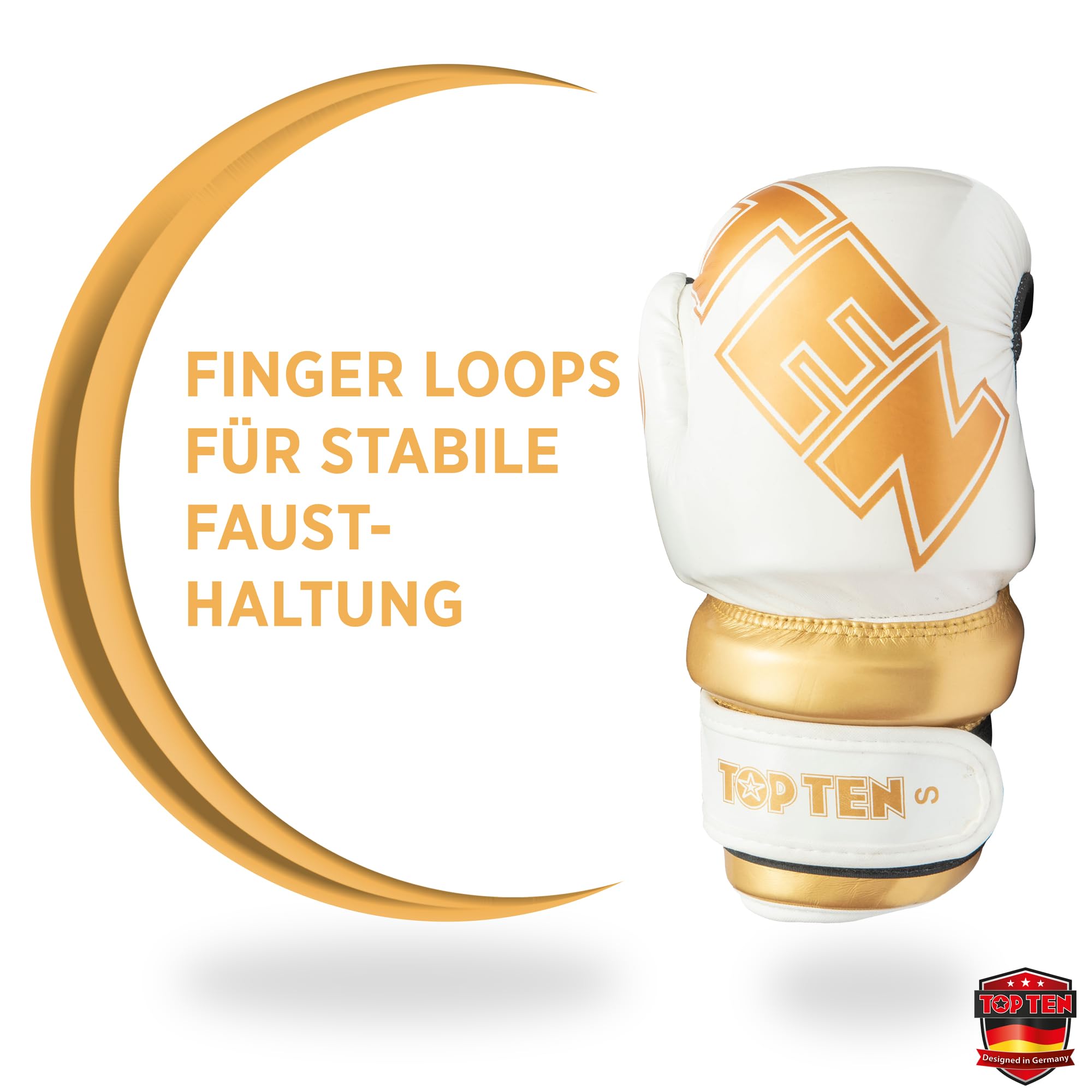 TOP TEN Pointfighter Glossy Block | Kickbox-Handschuhe | WAKO Approved | Original TOP TEN