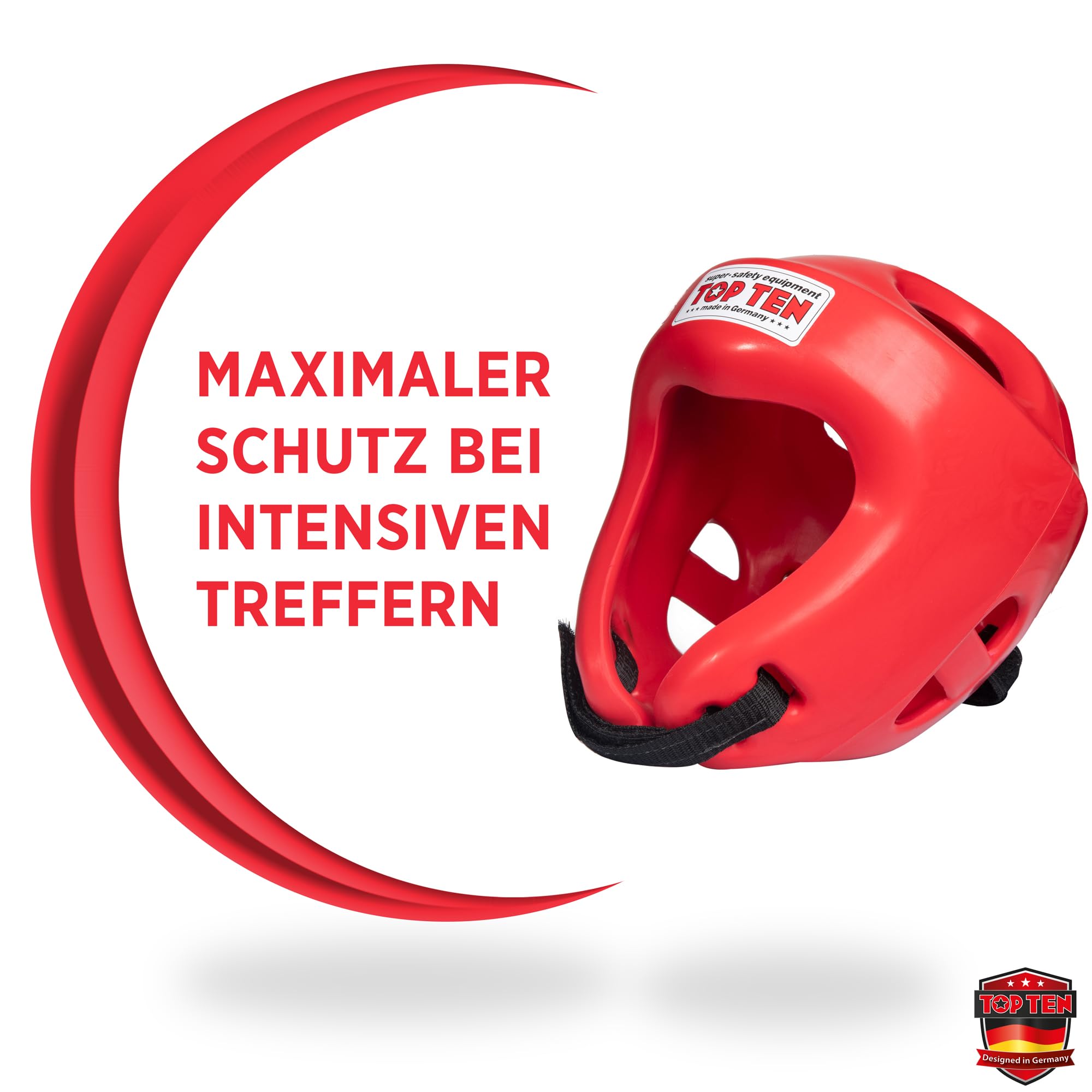 TOP TEN Kopfschutz Competition Fight | Kampfsport-Protektor | Kickboxen | Taekwon-Do