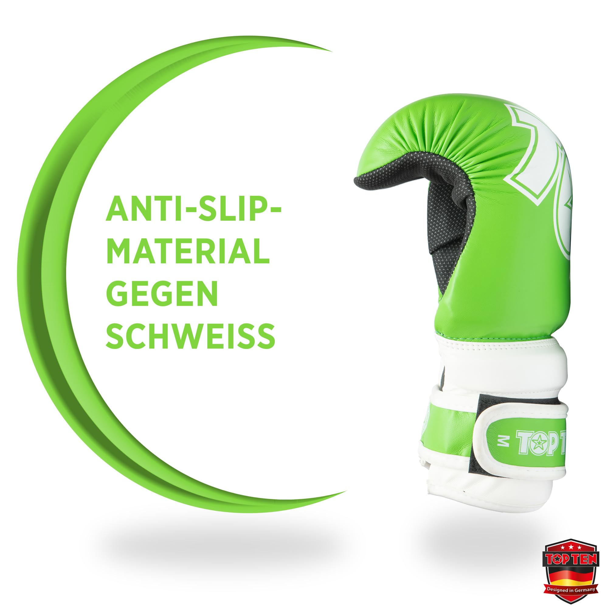 TOP TEN Pointfighter Glossy Block | Kickbox-Handschuhe | WAKO Approved | Original TOP TEN