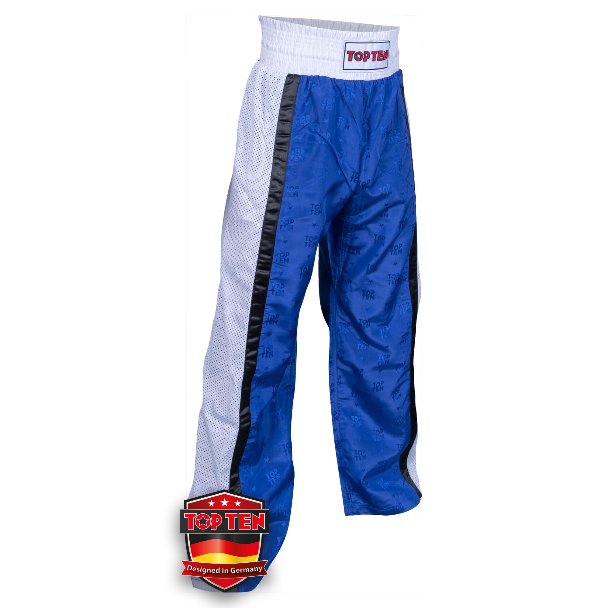 TOP TEN Kickboxhose Mesh | Pointfighting | Leicht- und Vollkontakt Kickboxen | WAKO