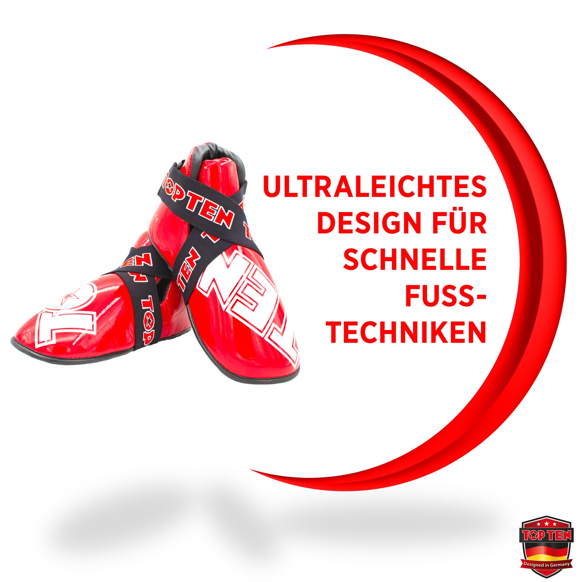 TOP TEN Fußschutz „Superlight“ für den Wettkampf