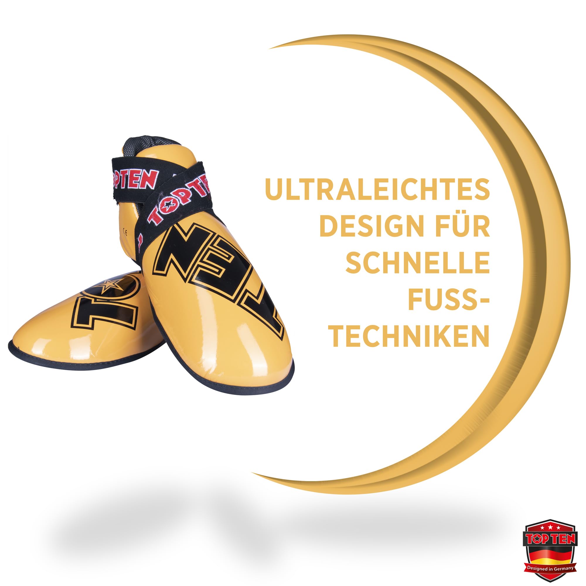 TOP TEN Fußschutz „Superlight“ für den Wettkampf