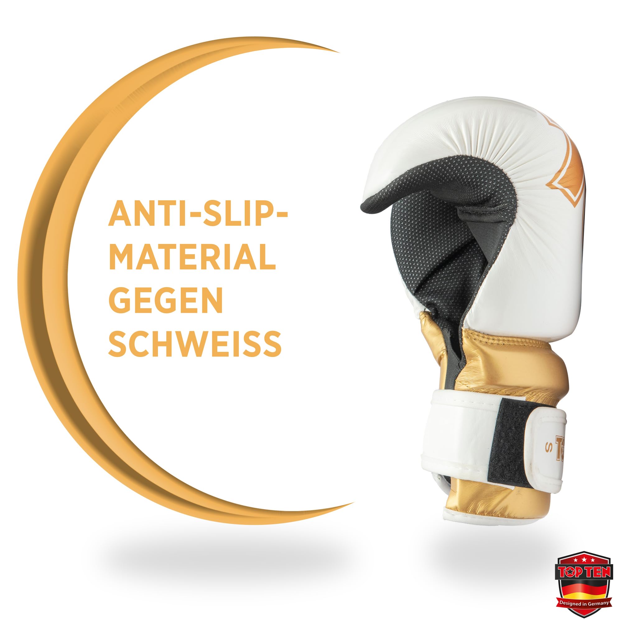 TOP TEN Pointfighter Glossy Block | Kickbox-Handschuhe | WAKO Approved | Original TOP TEN