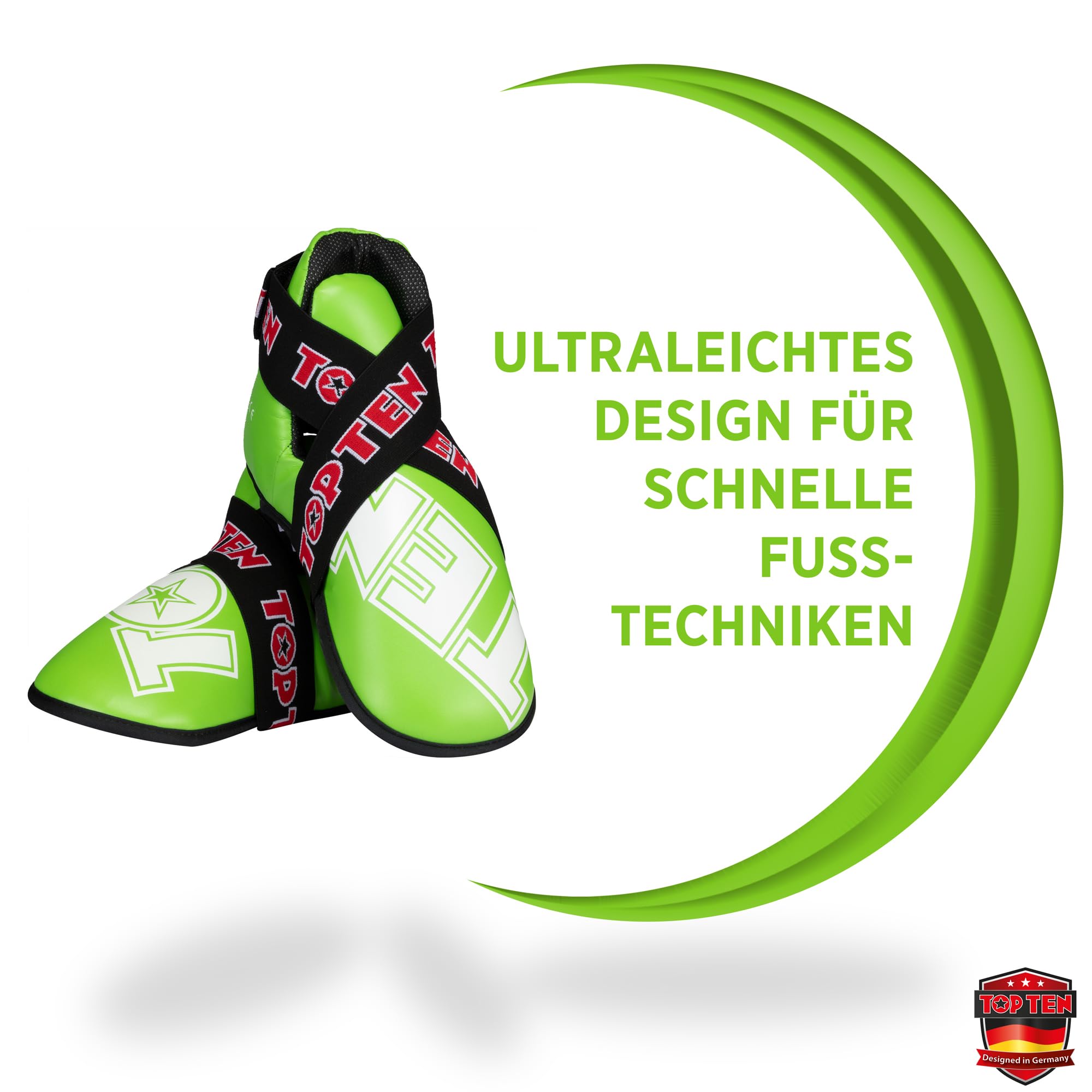 TOP TEN Fußschutz „Superlight“ für den Wettkampf