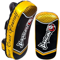 Dragon do 40375-L Slant Professional Thai Pad Set (Paar) Handgefertigtes Echtes Rindsleder