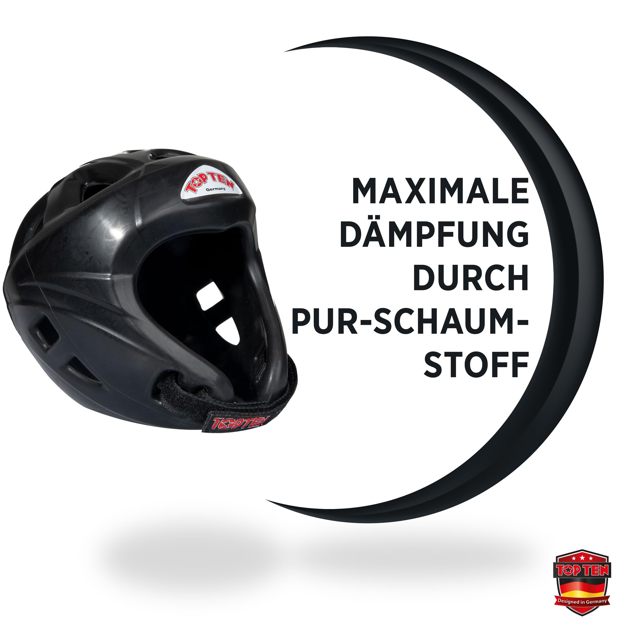TOP TEN Kopfschutz Avantgarde |WAKO Approved | ITF Approved | Kickboxen | TKD