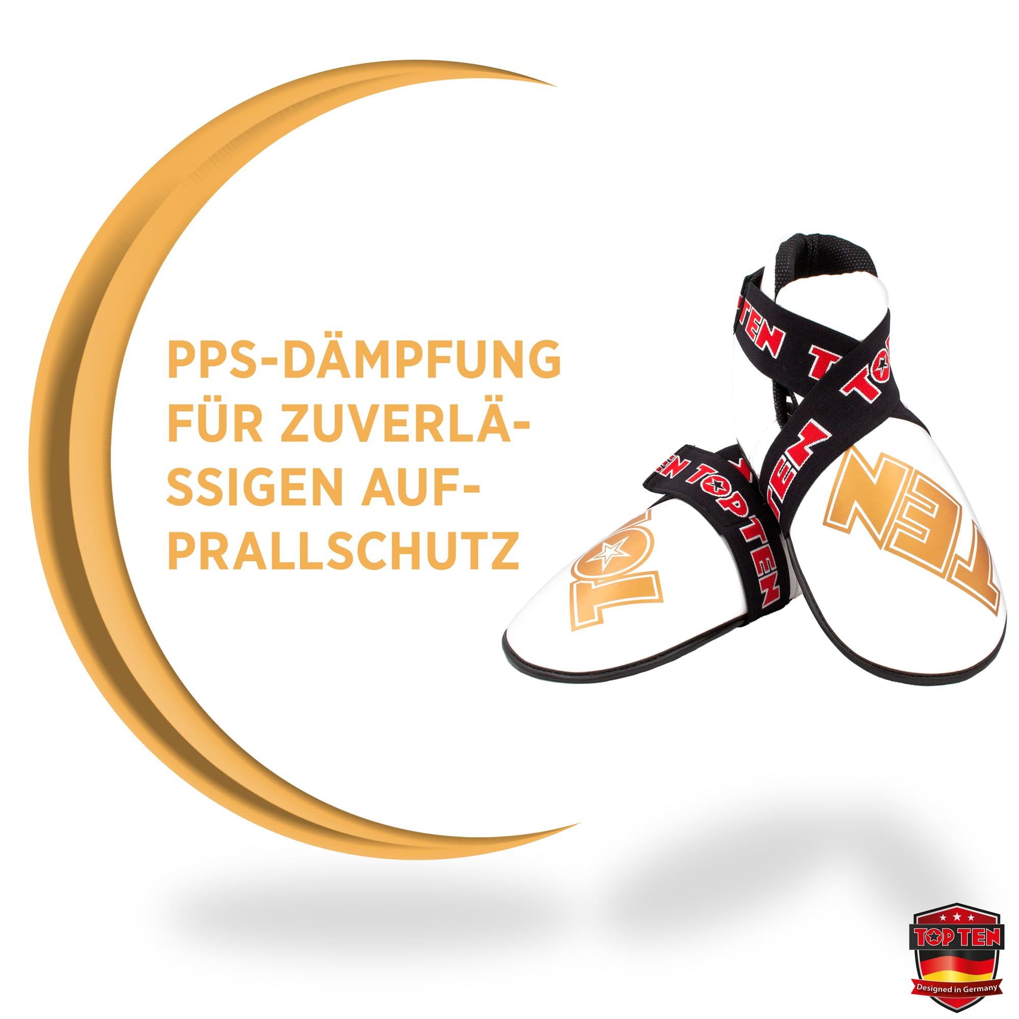 TOP TEN Fußschutz „Superlight“ für den Wettkampf