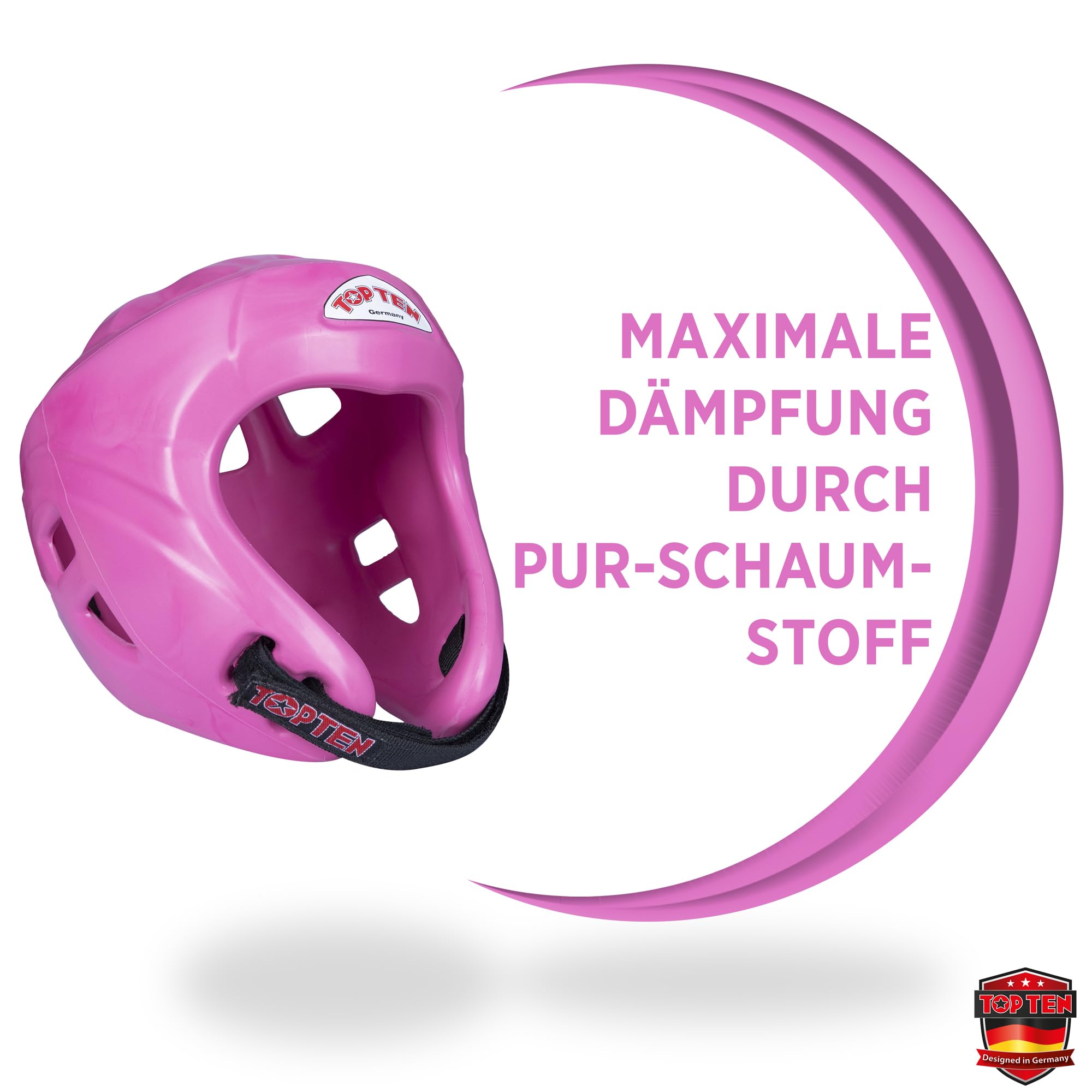 TOP TEN Kopfschutz Avantgarde |WAKO Approved | ITF Approved | Kickboxen | TKD