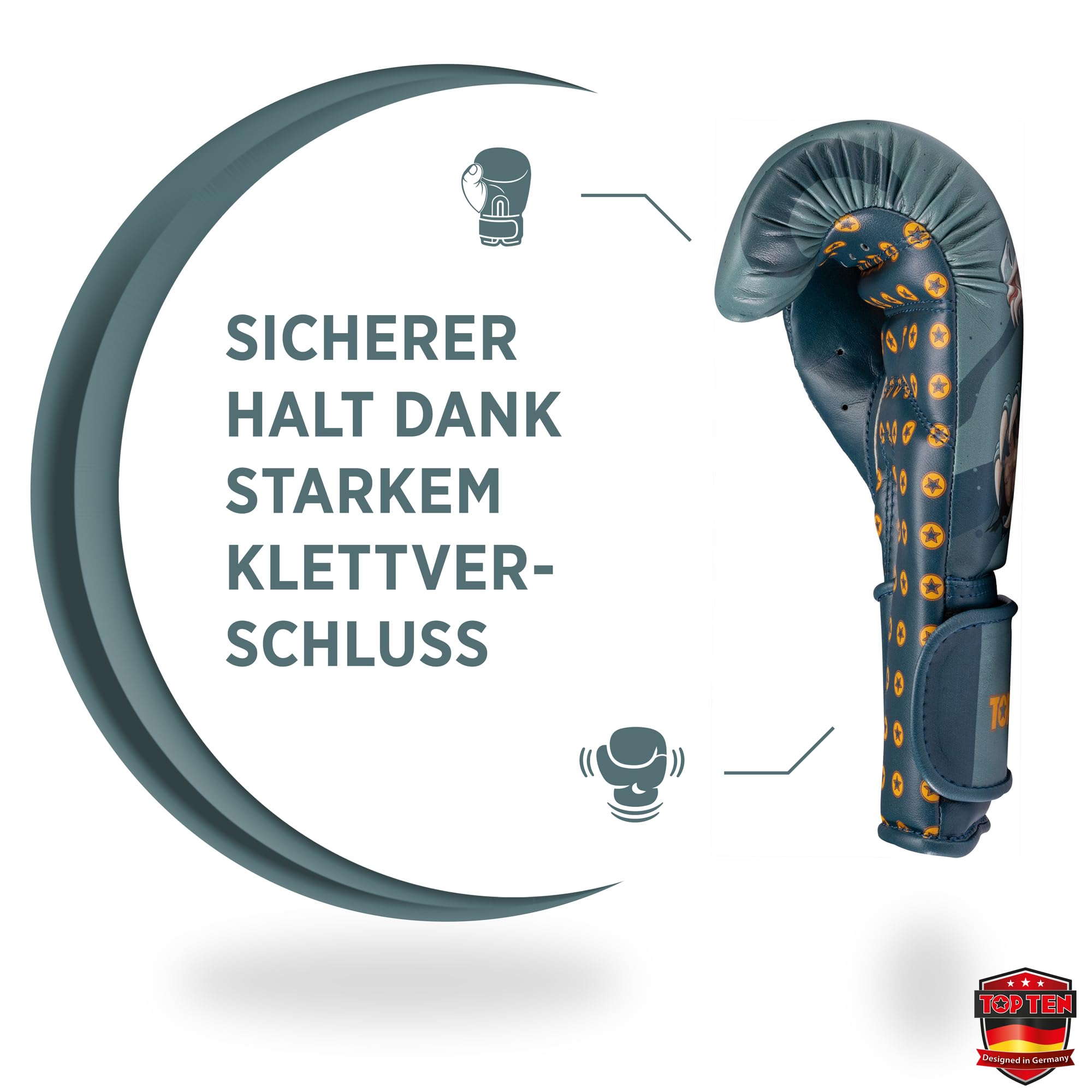 TOP TEN Boxhandschuhe für Kinder T-Iron | Kinderboxhandschuhe | 4-8 oz