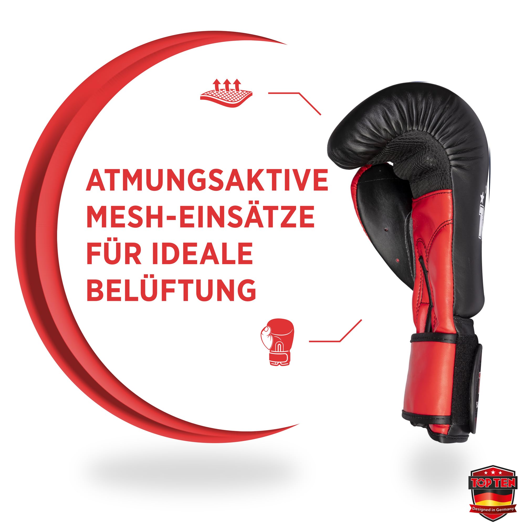 TOP TEN Boxhandschuhe Top Ten| Trainingshandschuhe | Sparring Gloves | Material-Mix