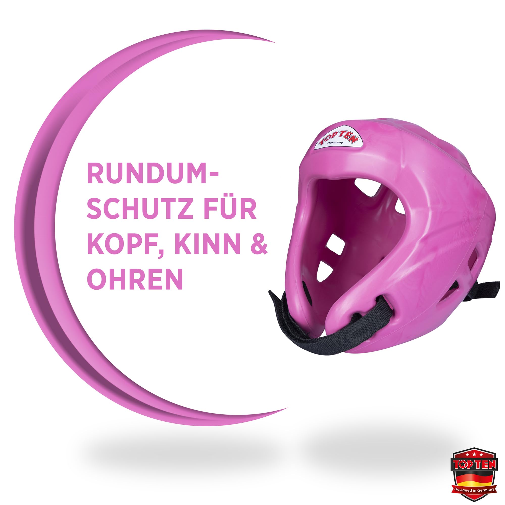 TOP TEN Kopfschutz Avantgarde |WAKO Approved | ITF Approved | Kickboxen | TKD