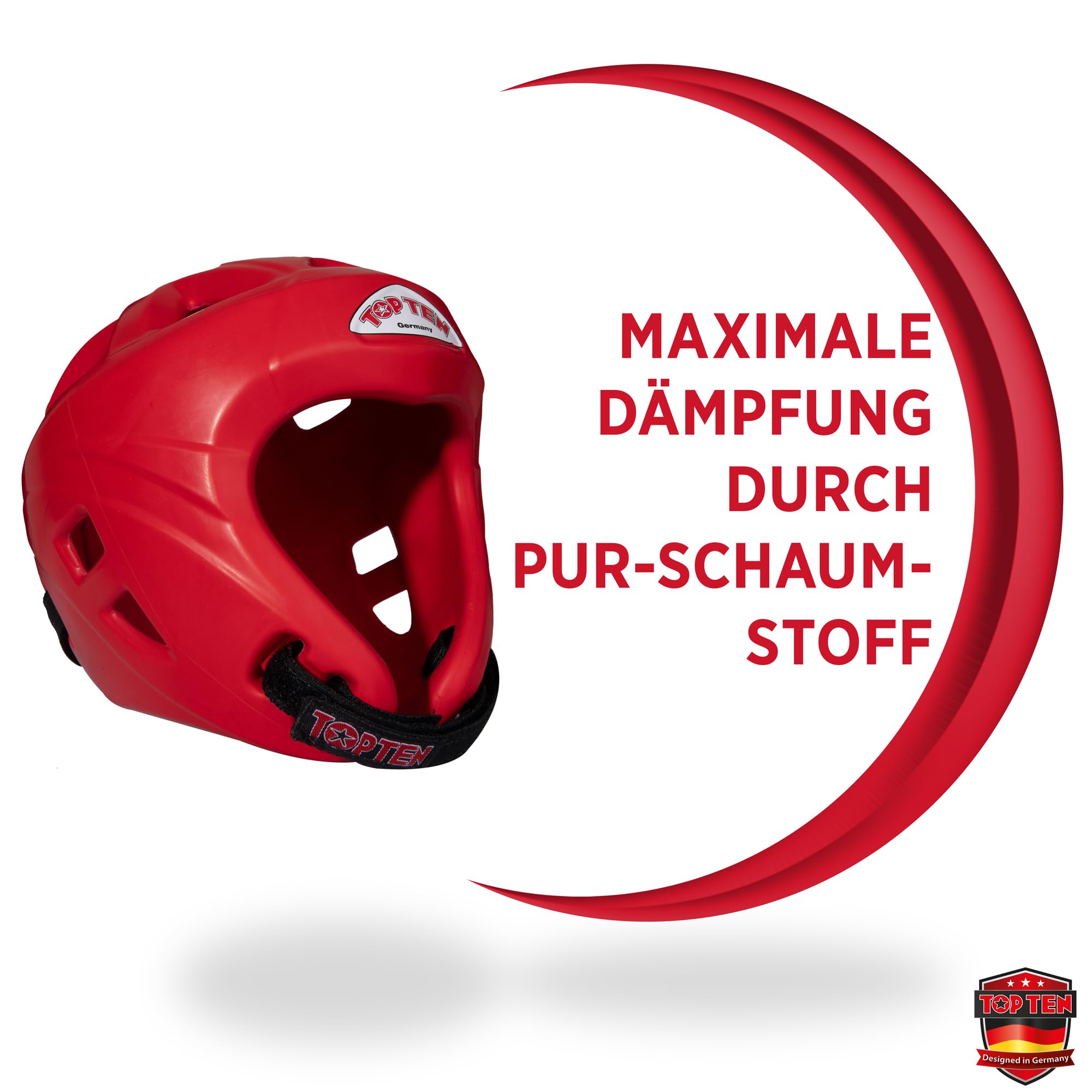 TOP TEN Kopfschutz Avantgarde |WAKO Approved | ITF Approved | Kickboxen | TKD