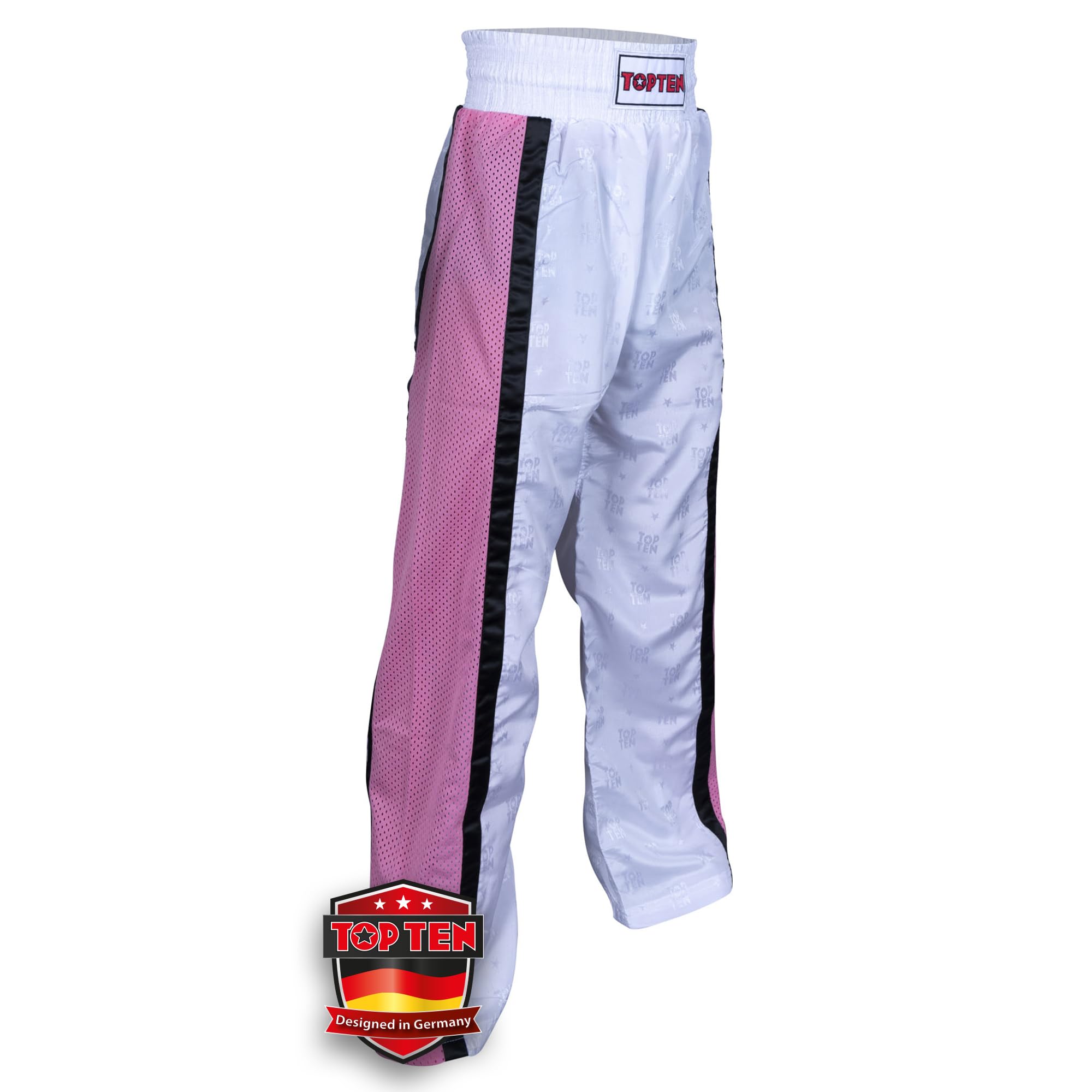 TOP TEN Kickboxhose Mesh | Pointfighting | Leicht- und Vollkontakt Kickboxen | WAKO